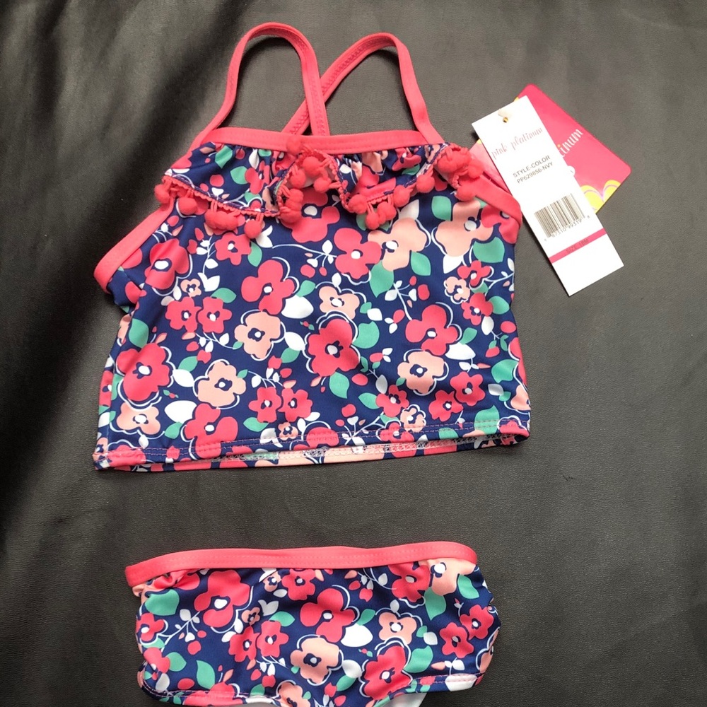 New Pink Platinum tankini